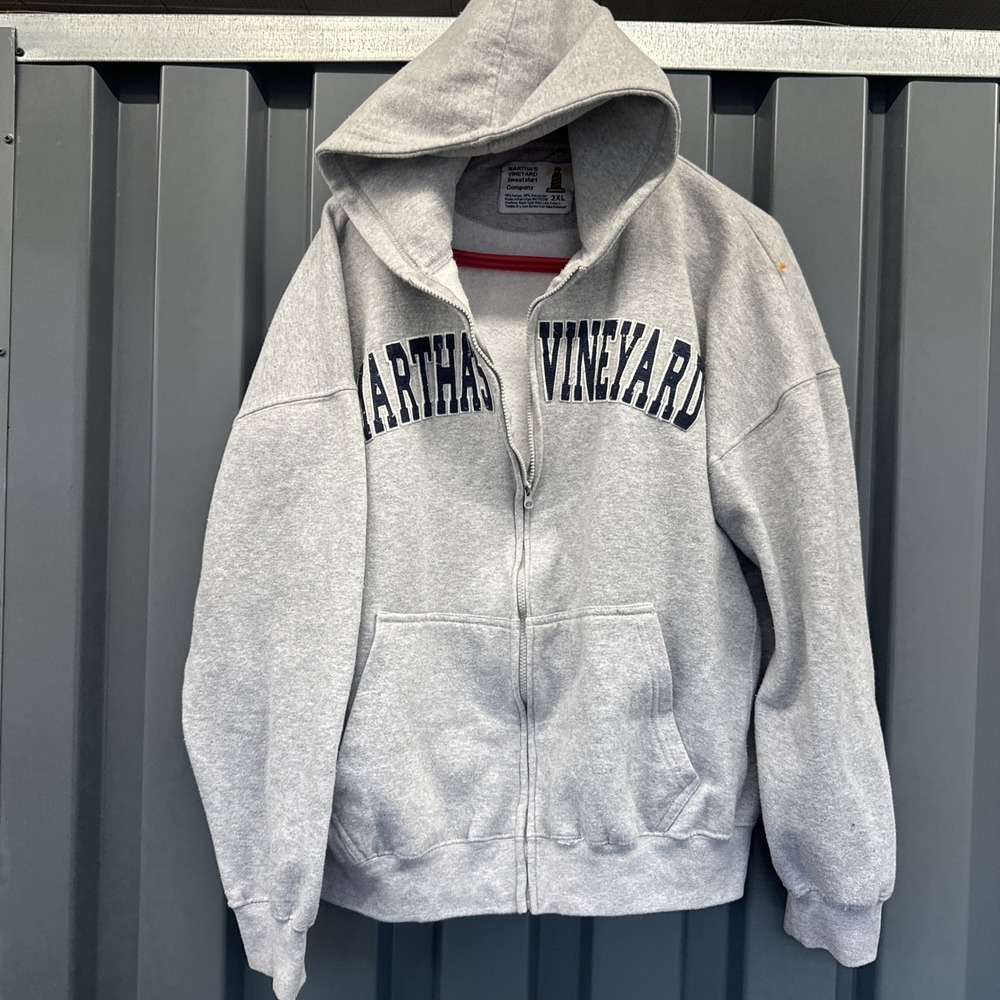 Martha's Vineyard Sweatshirt Company Men's 2XL  Hoodie Full Zip
